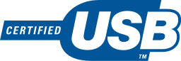 A certified USB logo